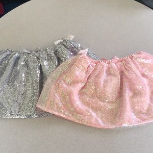 Girls Sequin Skirts